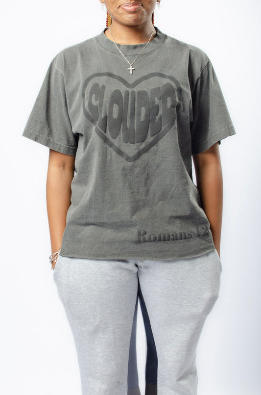 Cropped Clouded Shadow Tee
