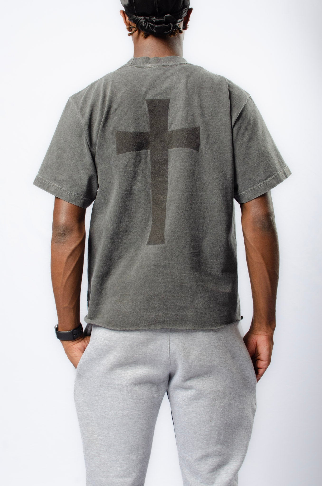 Cropped Clouded Shadow Tee