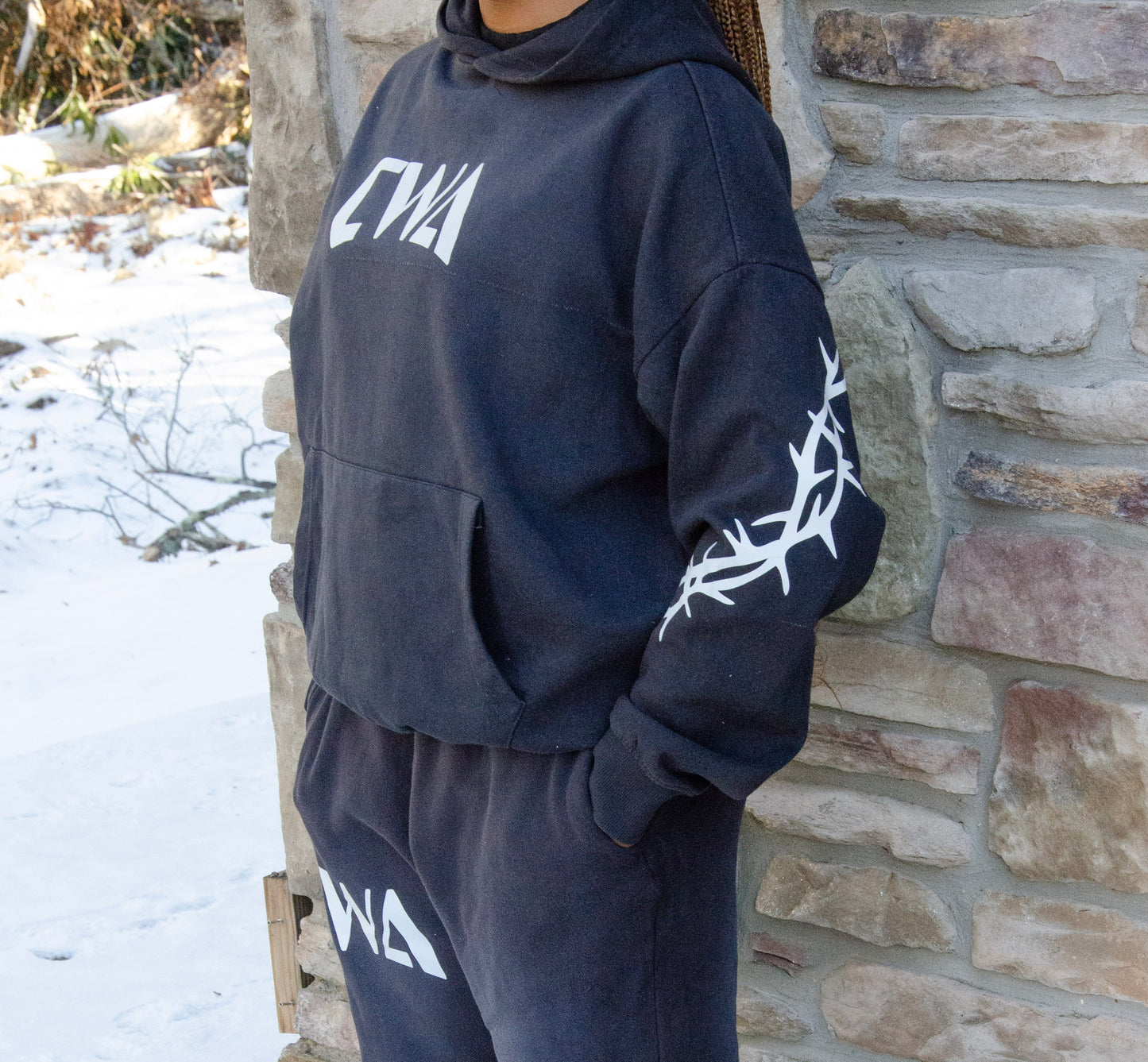 Black CWA Hoodie
